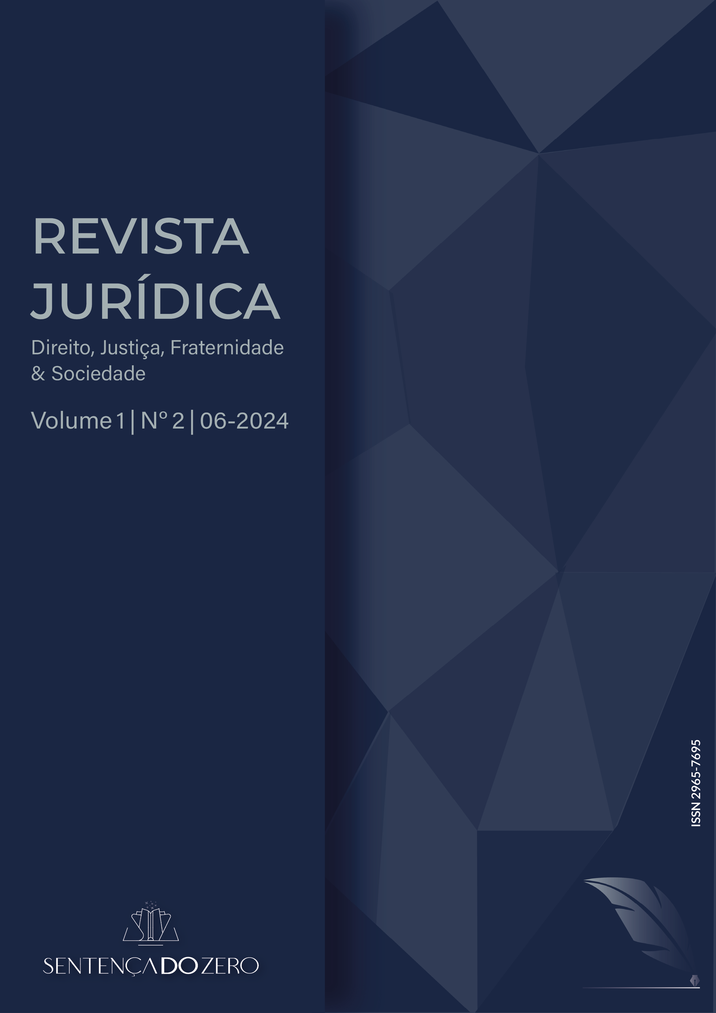 Capa da Revista Jurídica — Direito, Justiça, Fraternidade & Sociedade, edição regular n. 2 de junho de 2024.